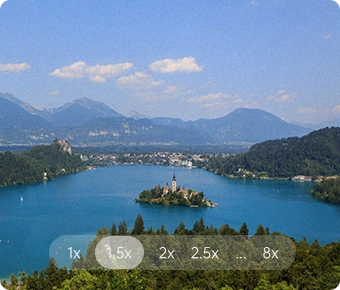 8倍变焦，无需等待聚焦，变焦过程