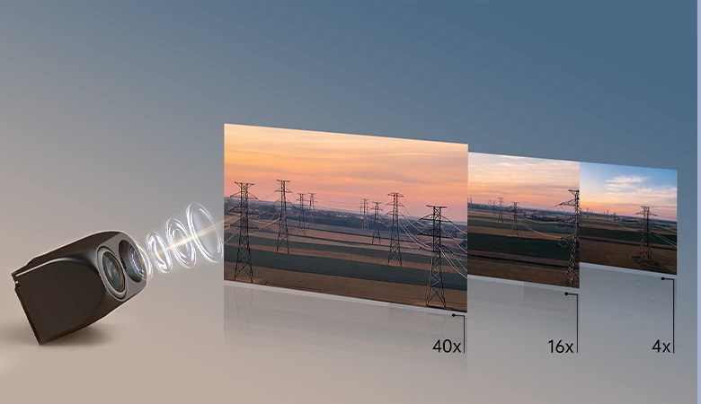 Up to 40x Zoom