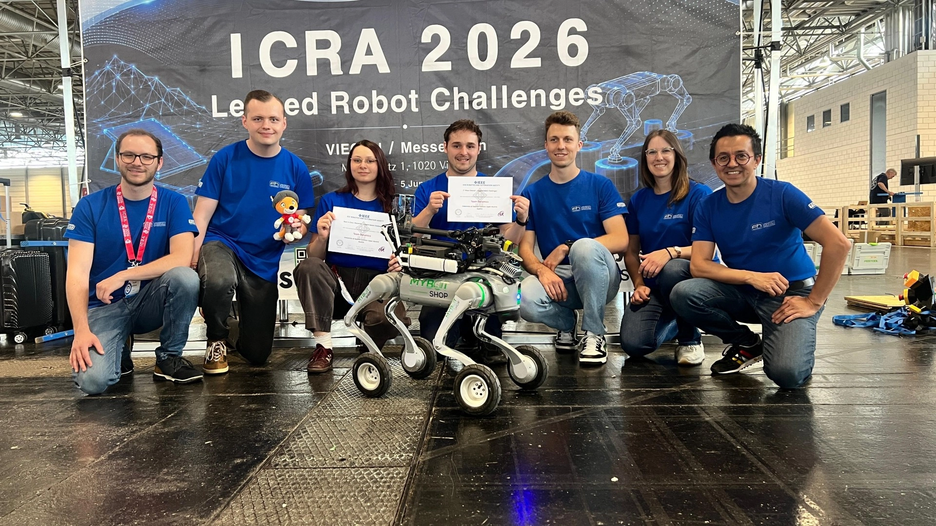 CADDX | Supporting the University of Applied Sciences Upper Austria in Winning the ICRA 2026 Legged Robot Challenge