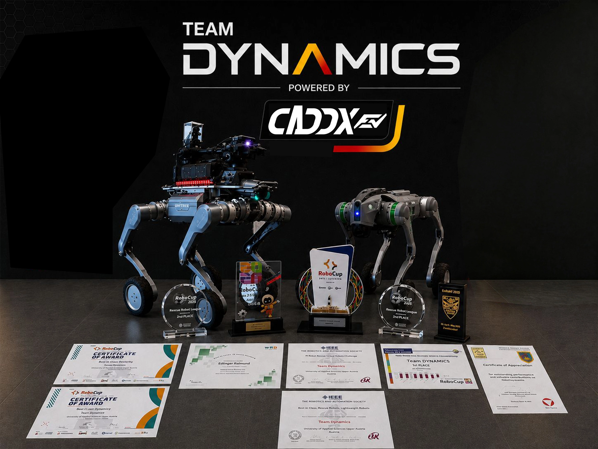 CADDX | Supporting DYNAMICS Team's Two-Year Journey to the World Stage! 🎉🎉🎉