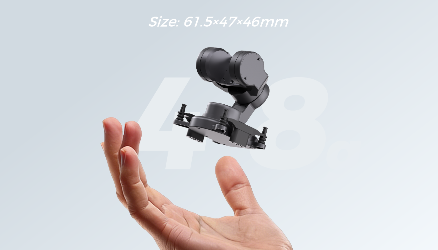 Ultralight at 48g + compact size. 