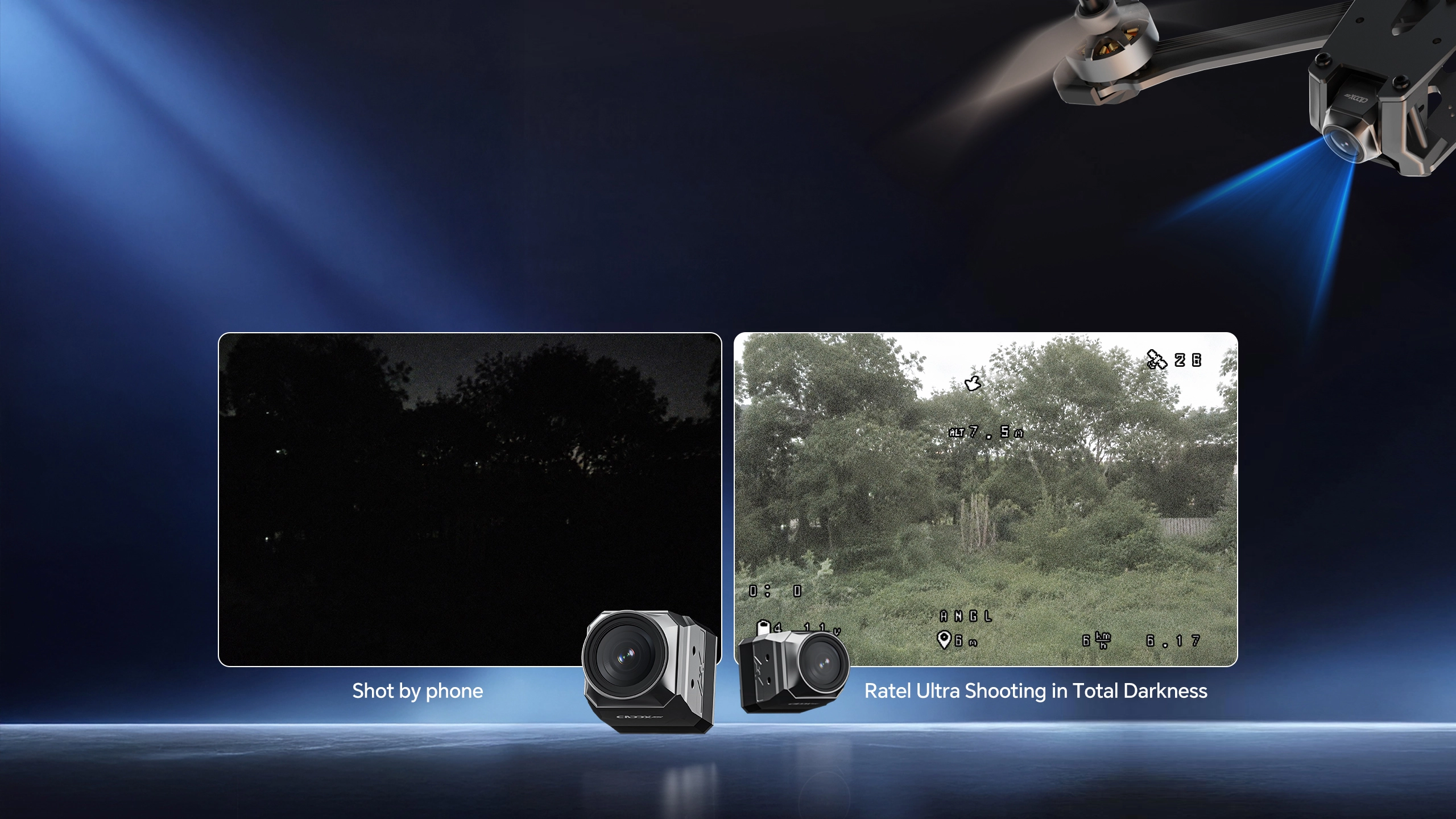Ultra-low Light Sensitivity, Clear Night Vision